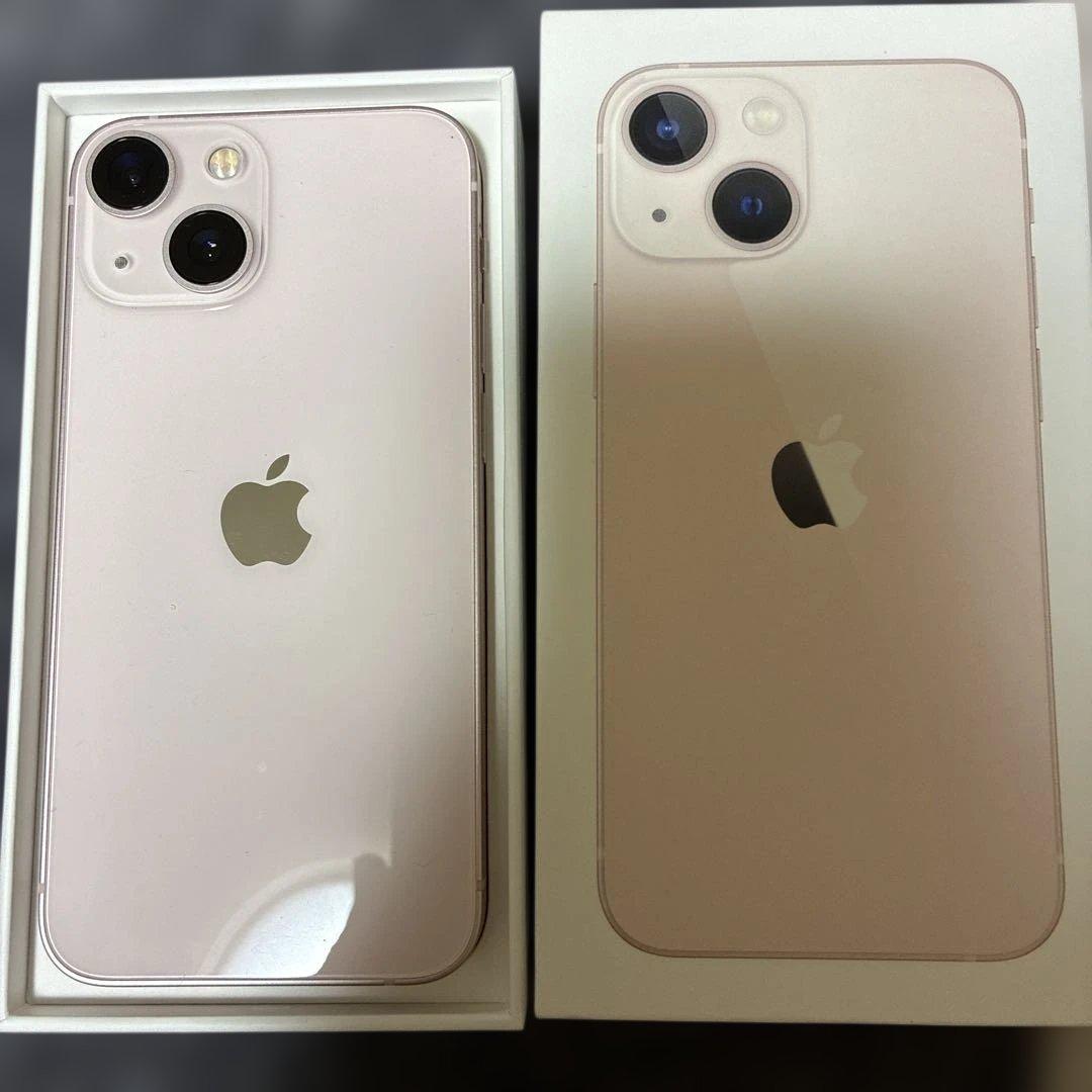 Apple iPhone 13mini ピンク　256GB バッテリー100%