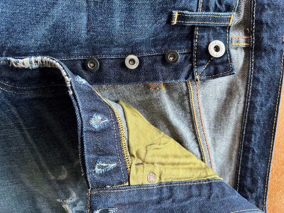 Levi’s S501XX 大戦モデル復刻 ダメージ加工 日本製 W36 L36