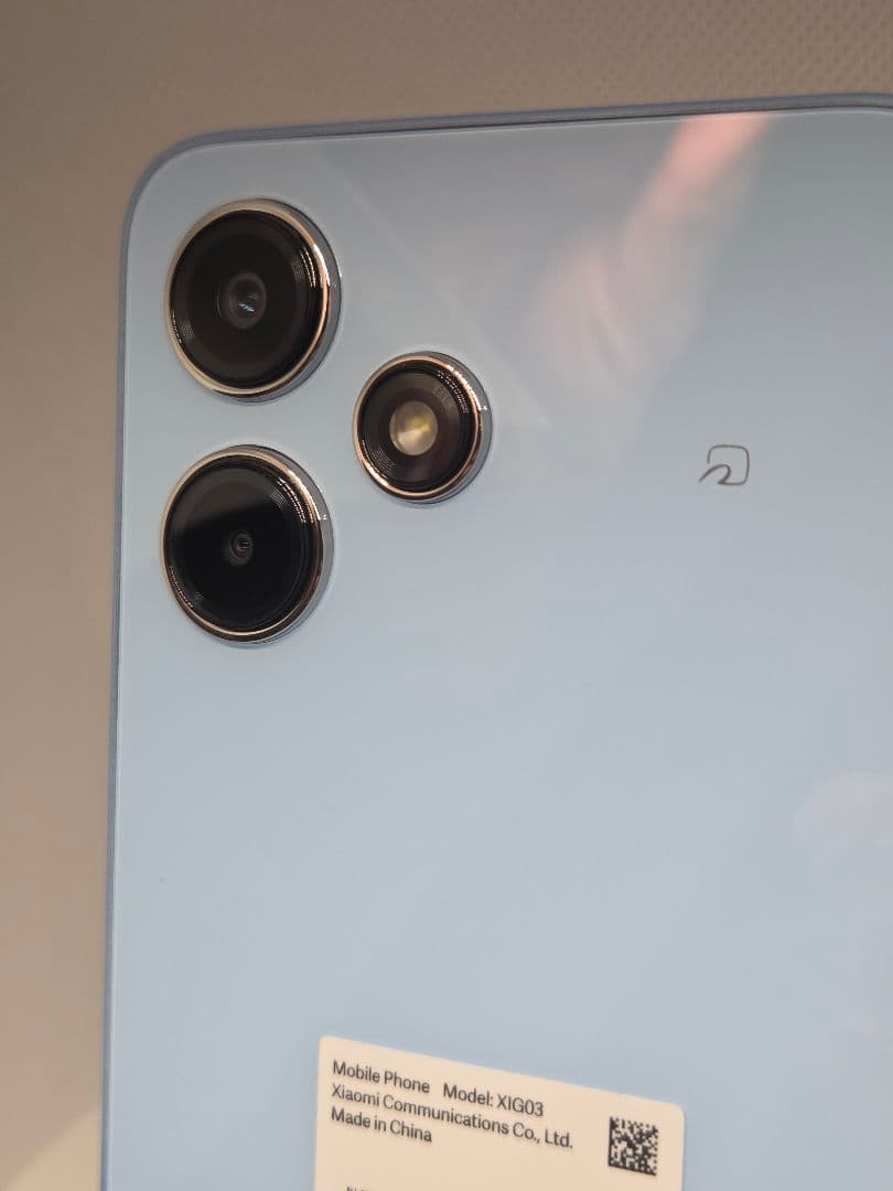 美品 Redmi 12 5G 128GB スカイブルー SIMフリー XIG03