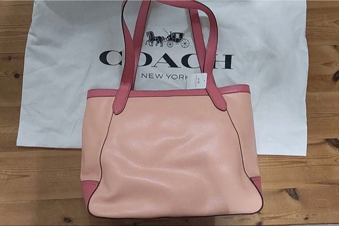 ✨️最終値下げ✨️今ですよ❕️ COACH ピンク トートバッグ