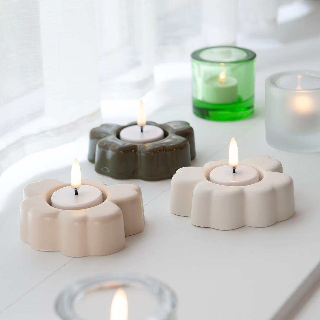 マリメッコ ウニッコ　ティーライトホルダー 60th セット 新品