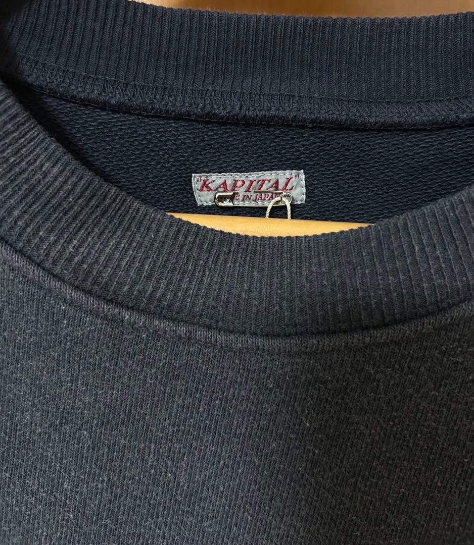KAPITAL キャピタル 裏毛 クルースウェットKAPSIZE RULEpt