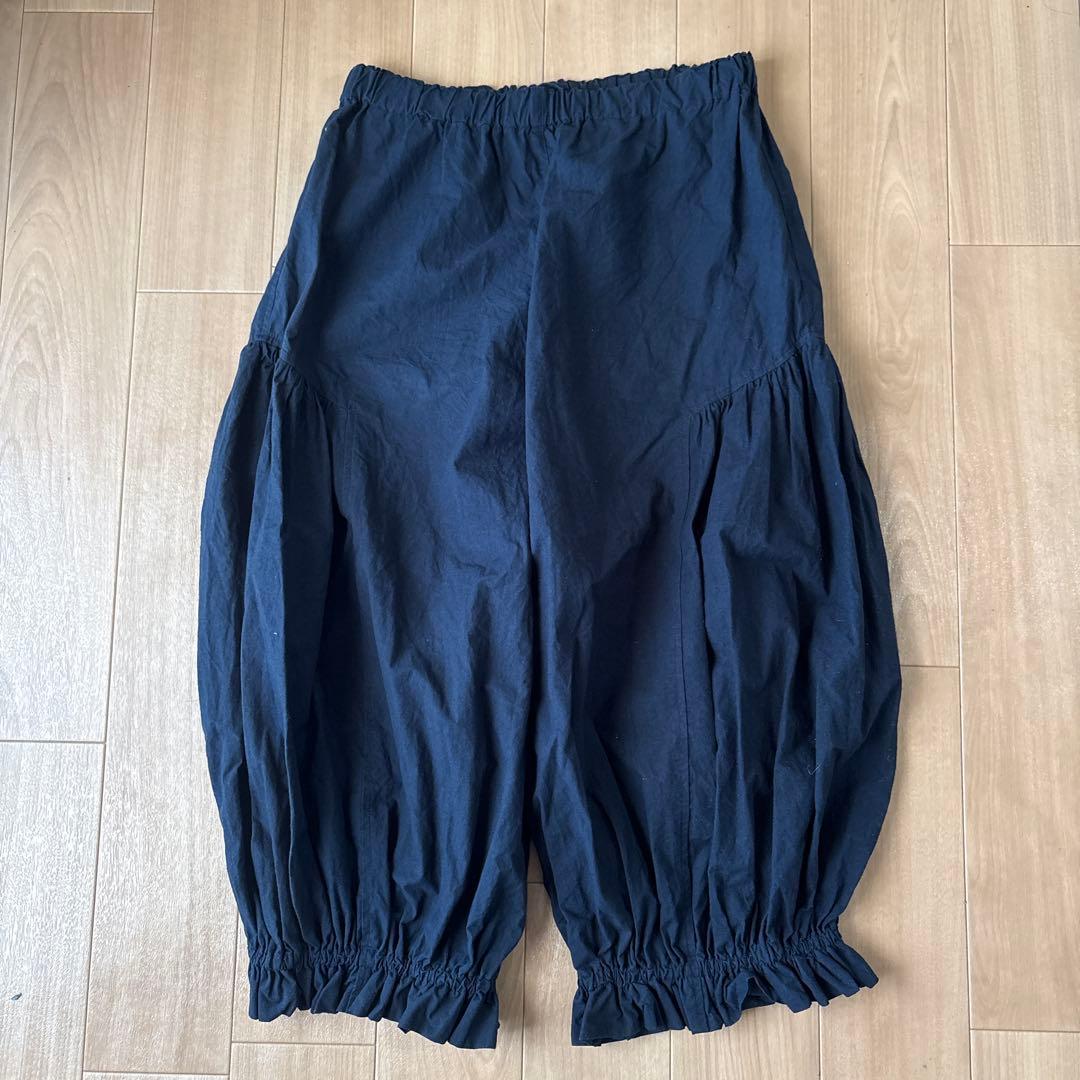暮 chic by futatsukukuri \"ドロワパンツ\" ネイビー