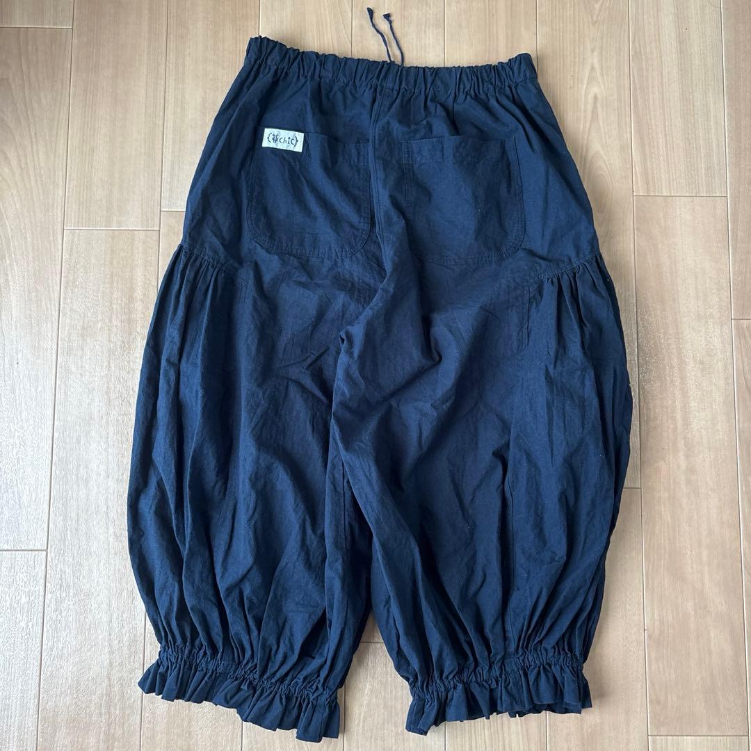 暮 chic by futatsukukuri \"ドロワパンツ\" ネイビー