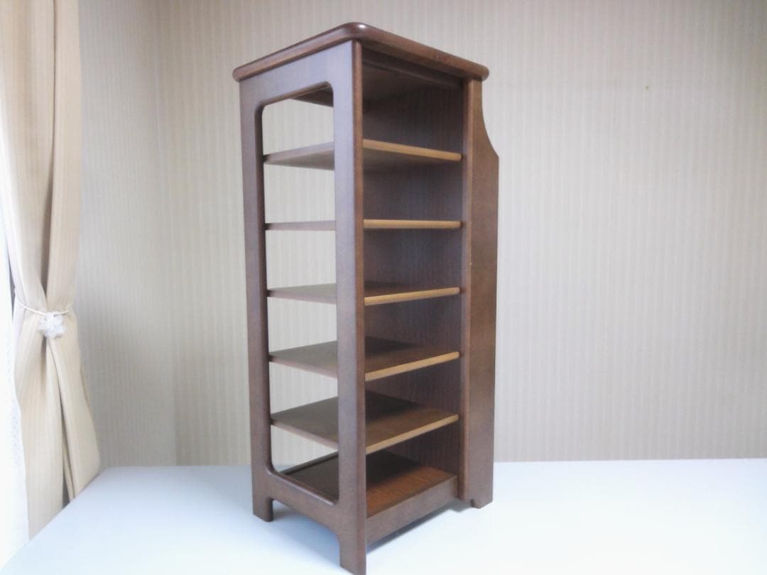 カリモク karimoku スリッパラック 木製4段チェスト 収納棚 レトロ