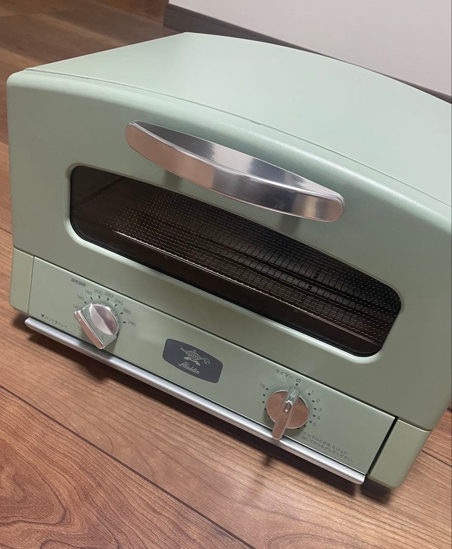 【美品】Aladdin グラファイトトースター 2枚焼き AET-GS13C