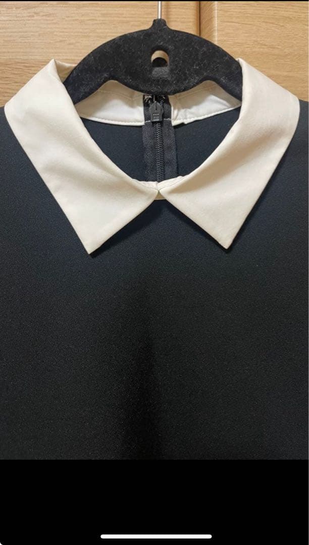 美品　ルフィル　スキューバダンボールブラウス　ブラック