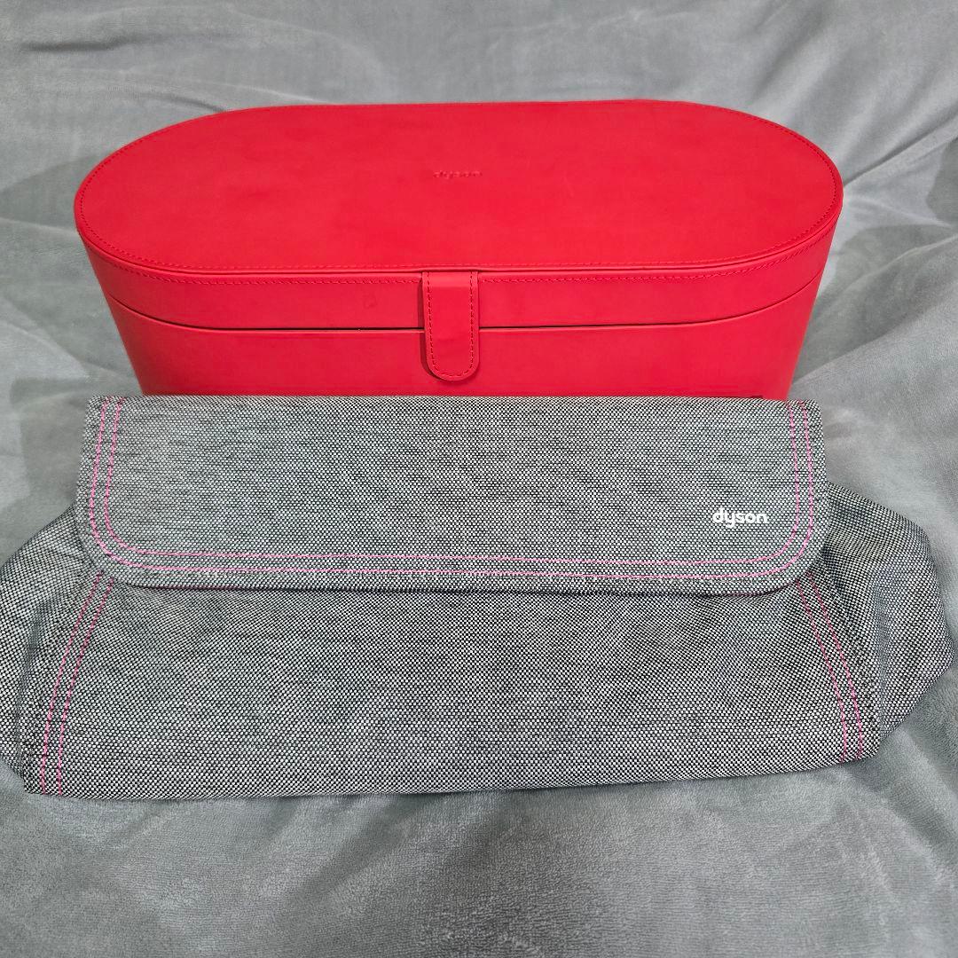 Dyson Airwrap ヘアドライヤー 赤　トラベルポーチ付き