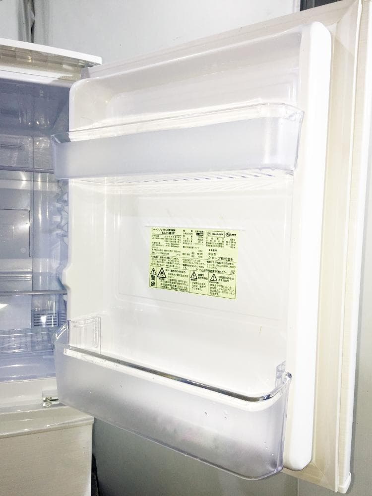 30日迄！SHARP 137L 冷蔵庫【SJ-D14E-W】