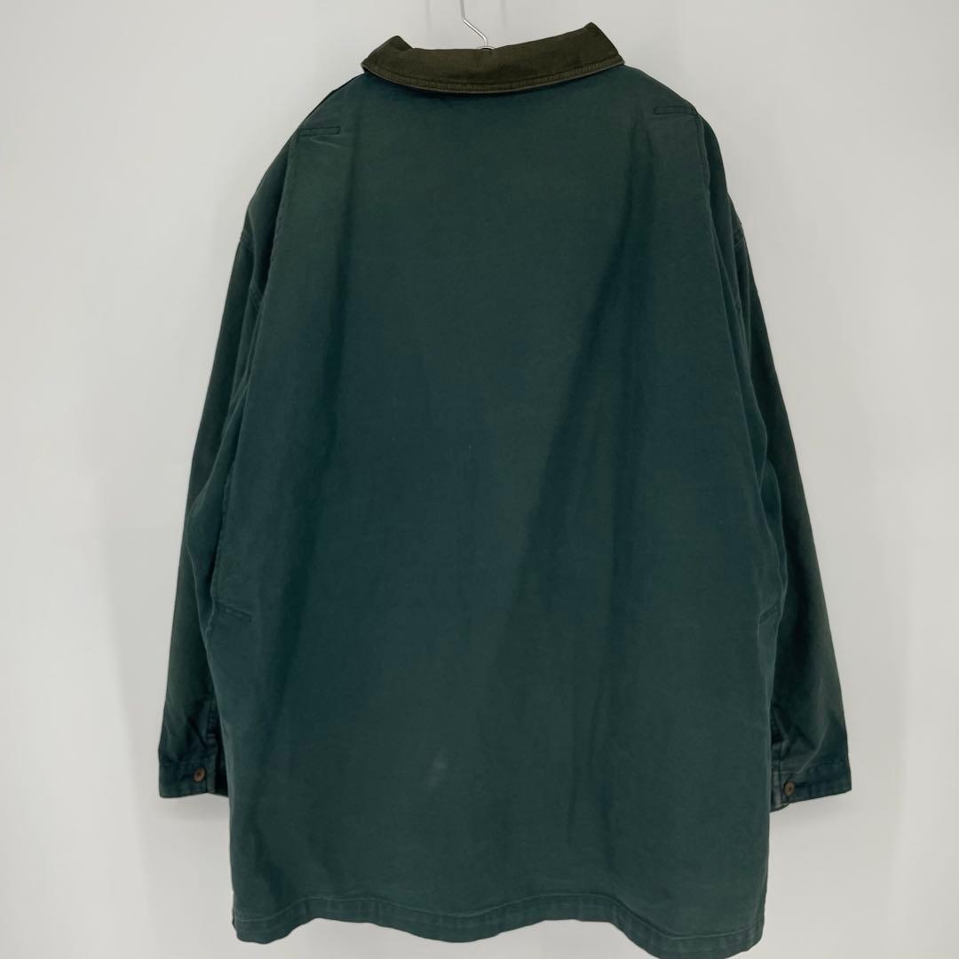 エルエルビーン　カバーオール　XL　オリーブ　ダック　アメリカ製