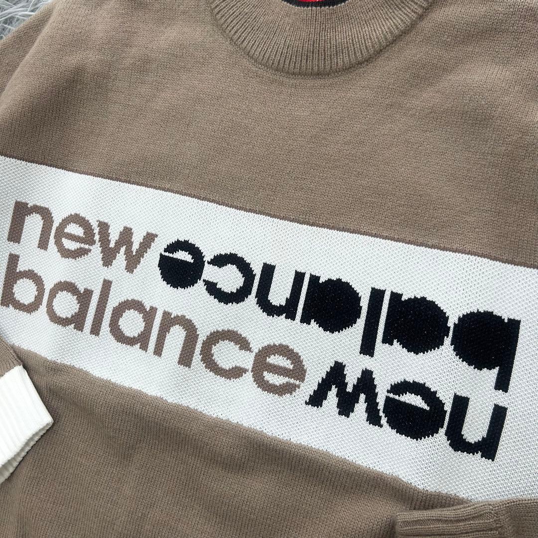 新品　ニューバランスゴルフ　ニット　セーター　モックネック　ベージュ　サイズ1