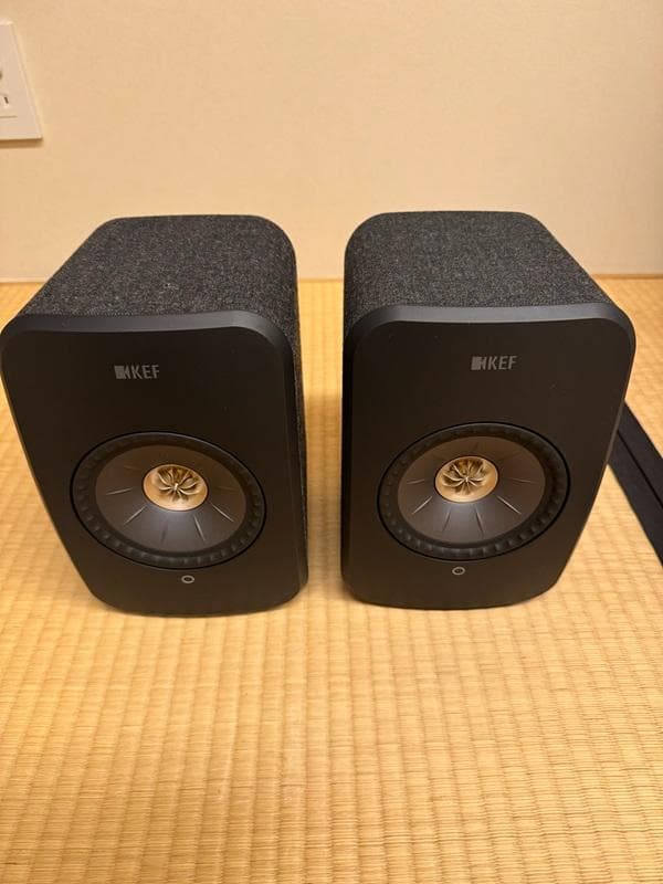 KEF LSX II スピーカー（カーボンブラック）