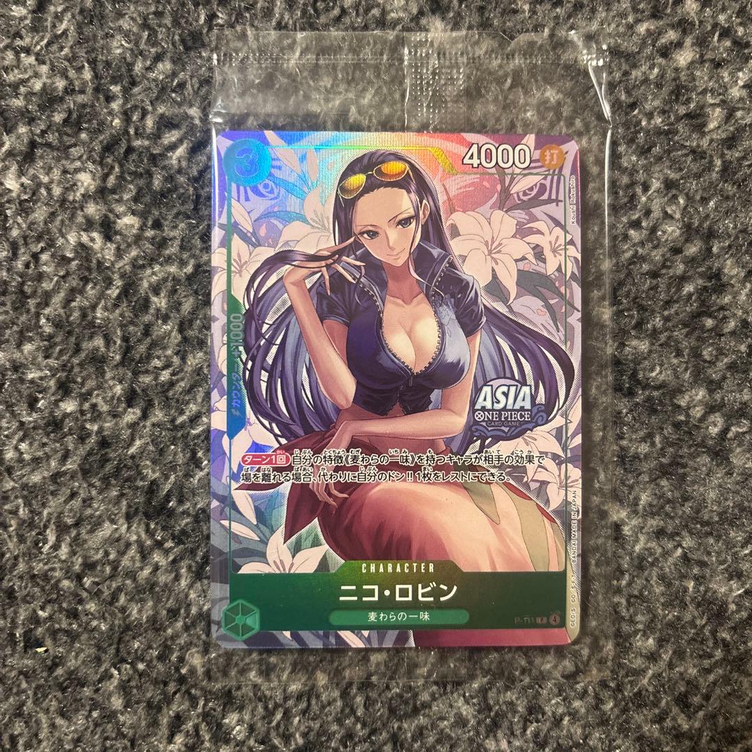 P-111 ニコ・ロビン Mini tin Pack アジア限定　未開封1枚