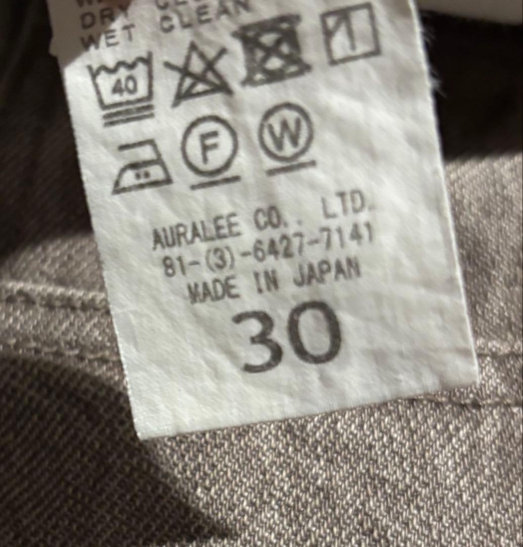 パンツ AURALEE 22ss HARD TWIST DENIM 5P PANTS