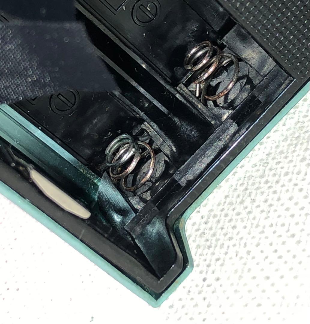 これ液漏復活？ワウフラ仕様通動くSONY WM-DDアナログガジェット、ブルーQ