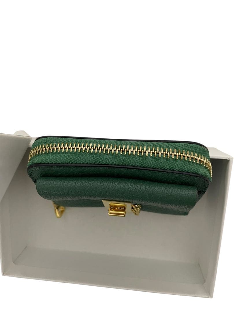 【美品】Chloe クロエ　ドリューミニ財布　グリーン