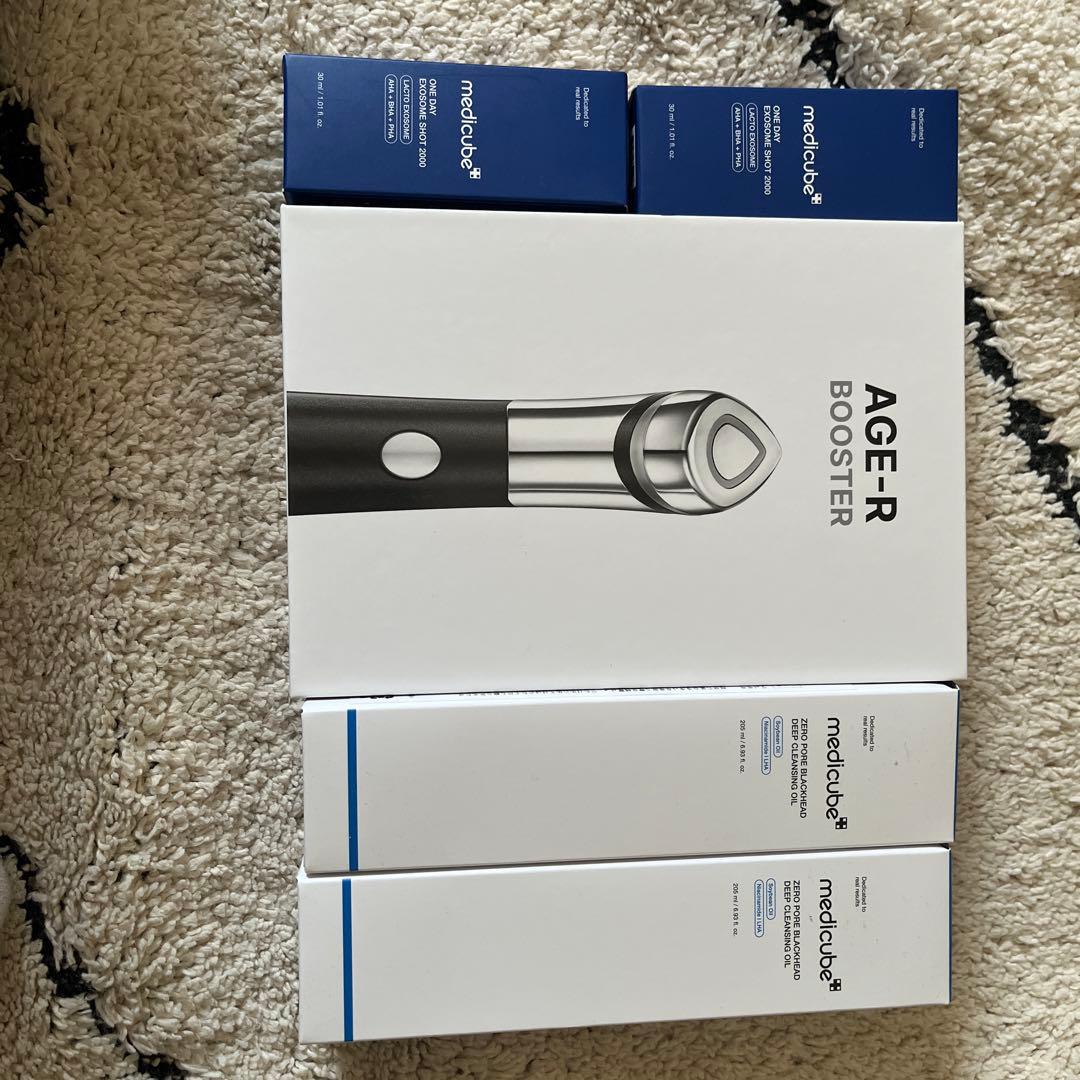 メディキューブ AGE-R BOOSTER-H 美顔器＋スキンケア4点新品