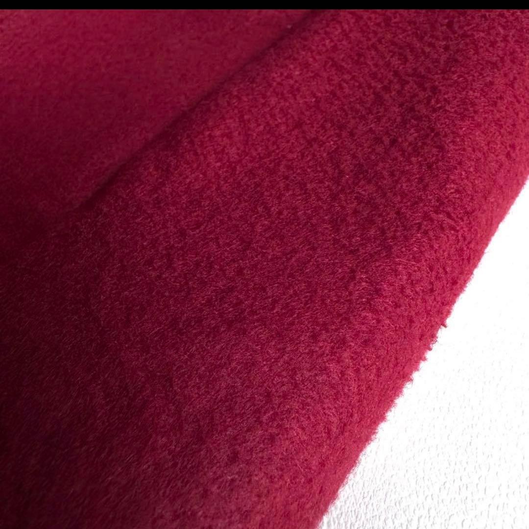 21aw コムデギャルソン コムコム フェルト ワイドパンツ レッド S