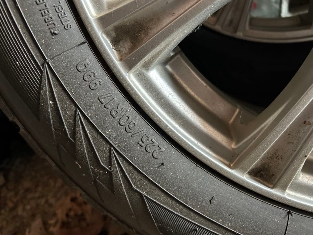 ミキさん用トーヨータイヤ225/60R17スタッドレスホイールセット17 SUV