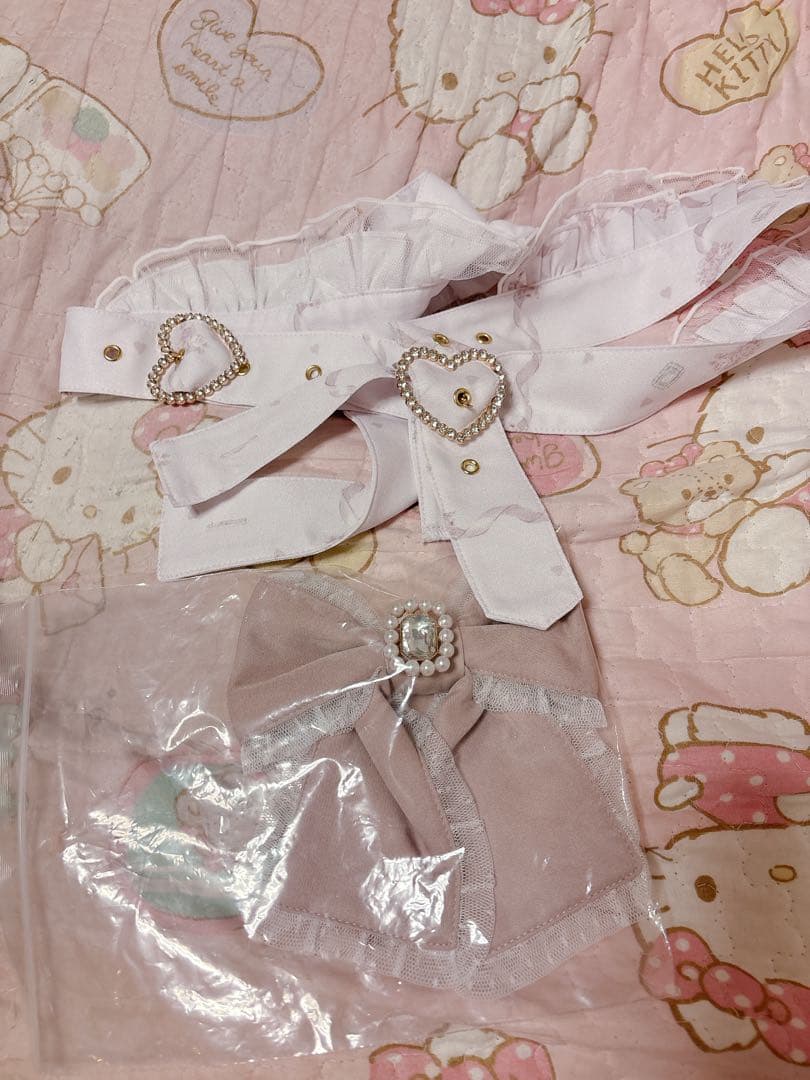 lizlisa リズリサ Girls Party柄サスペンダー付スカート