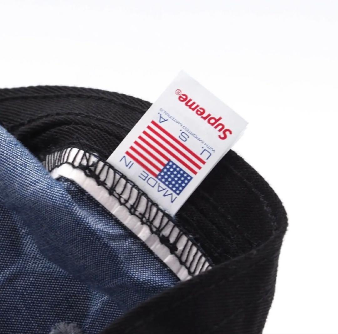 Supreme デニムキャップ ダメージ加工