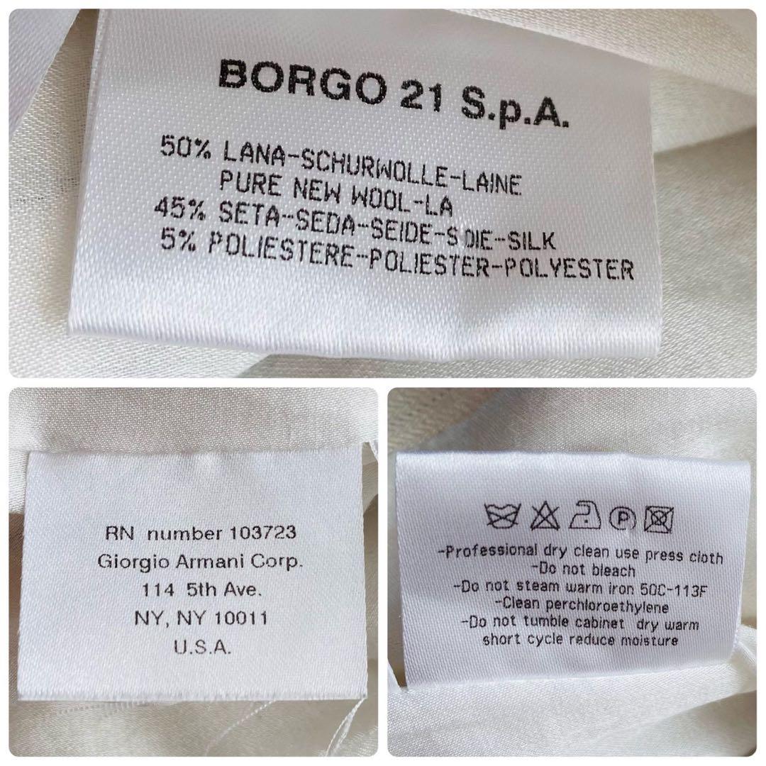 ジョルジオアルマーニ●極美品●最上級ライン イタリア製シルクジャケット 2XL