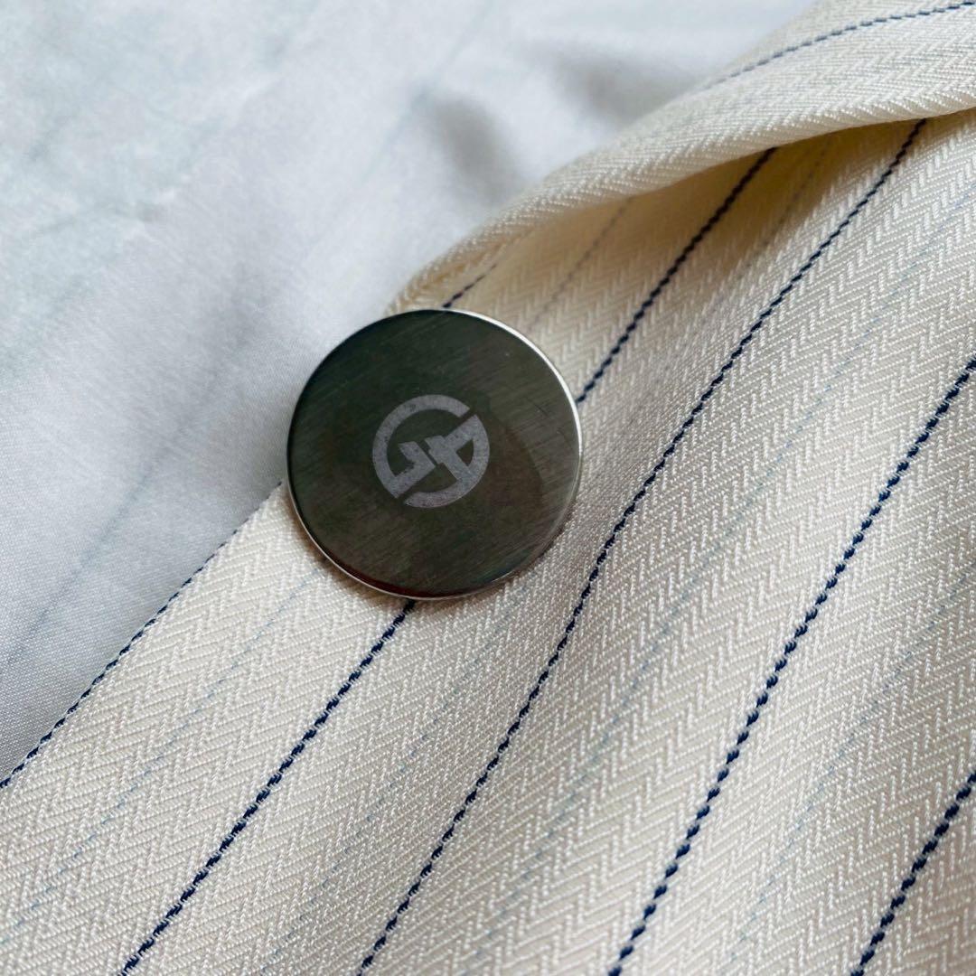 ジョルジオアルマーニ●極美品●最上級ライン イタリア製シルクジャケット 2XL