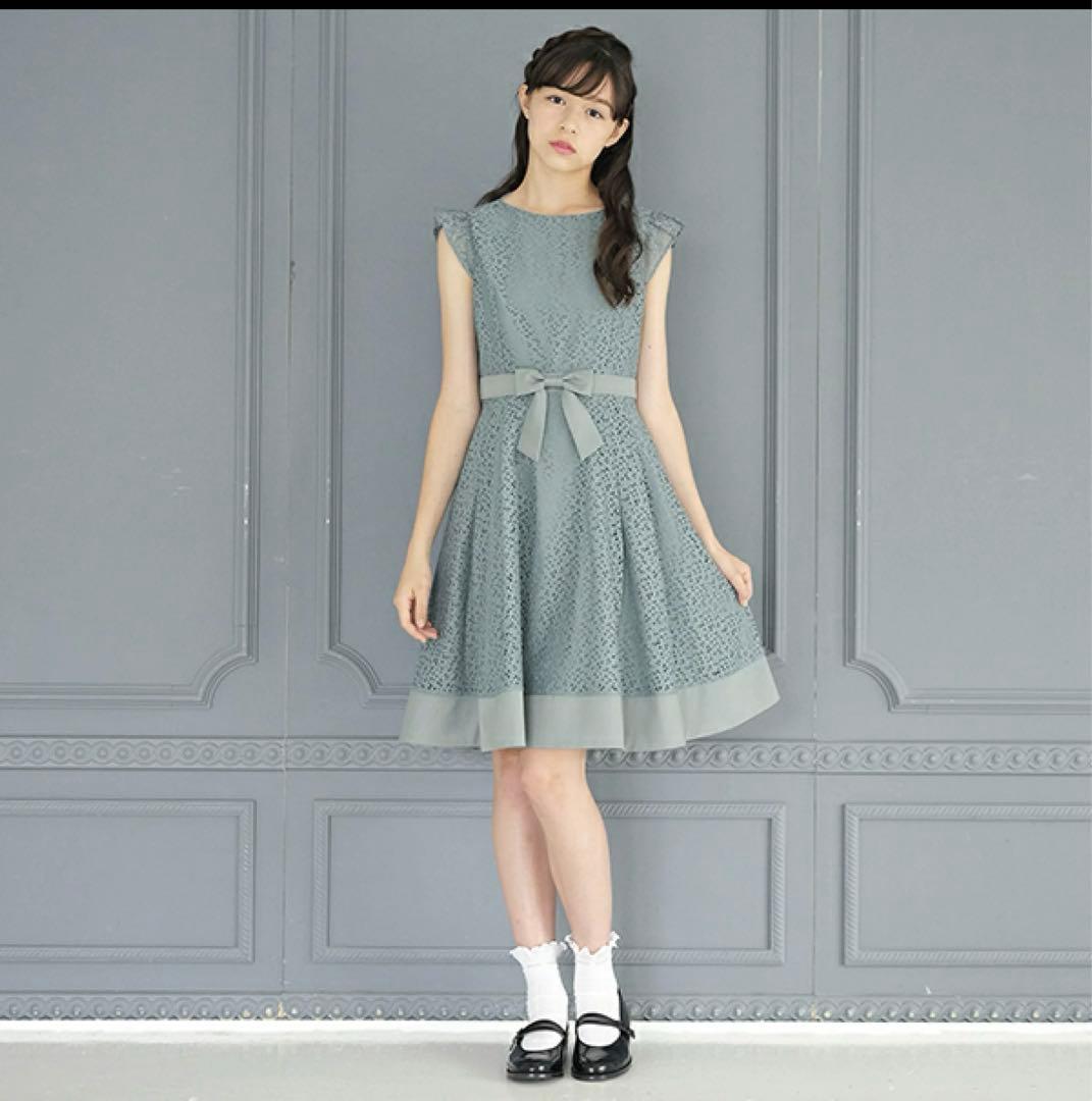 お値下げ　総レースドレスL