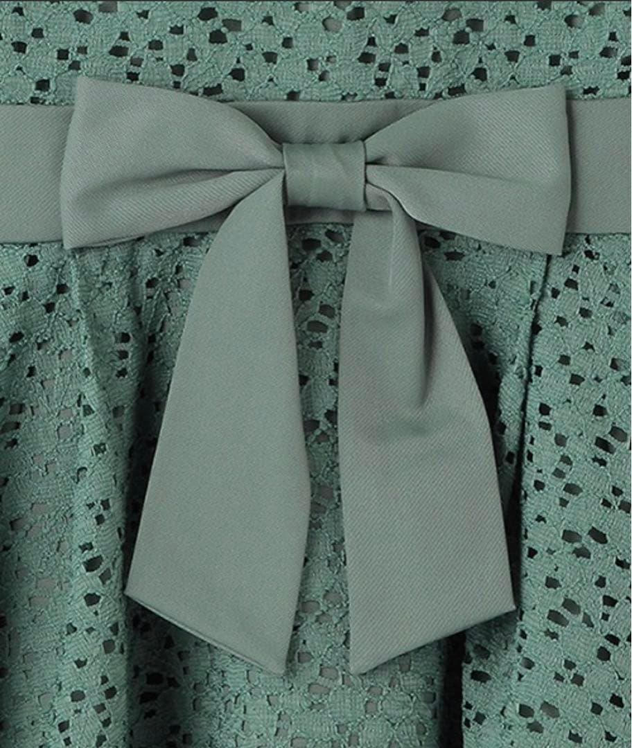 お値下げ　総レースドレスL