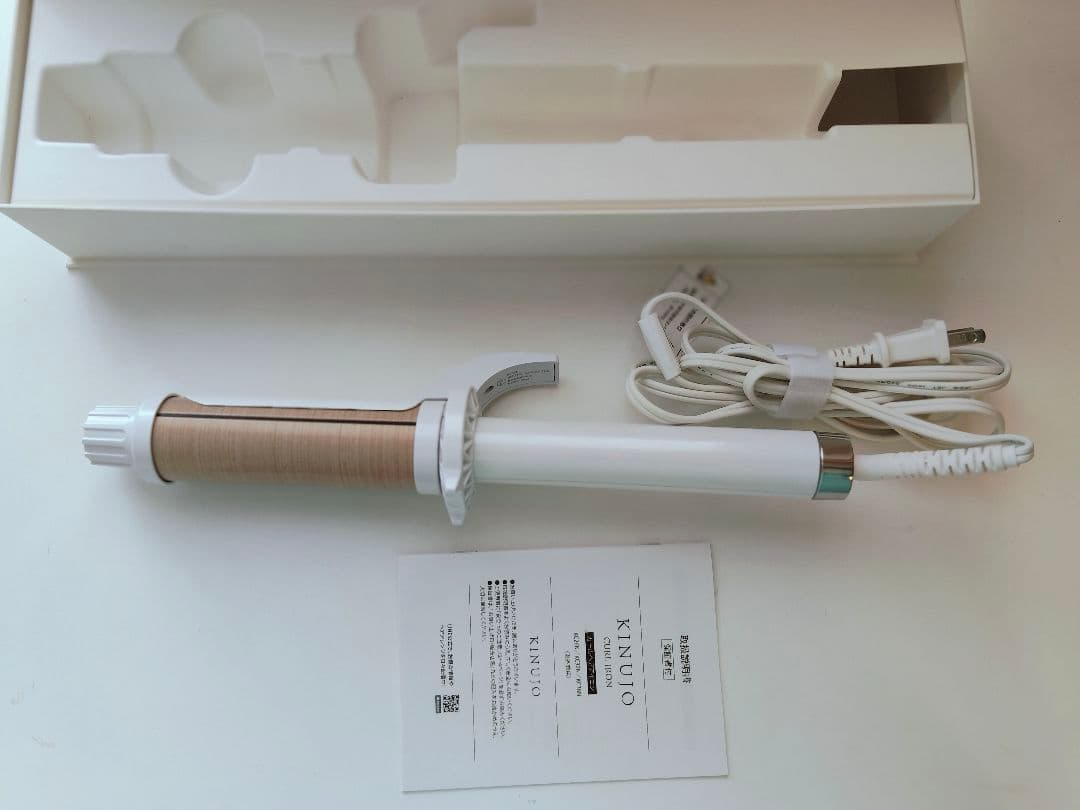 絹女カールヘアアイロン38mm