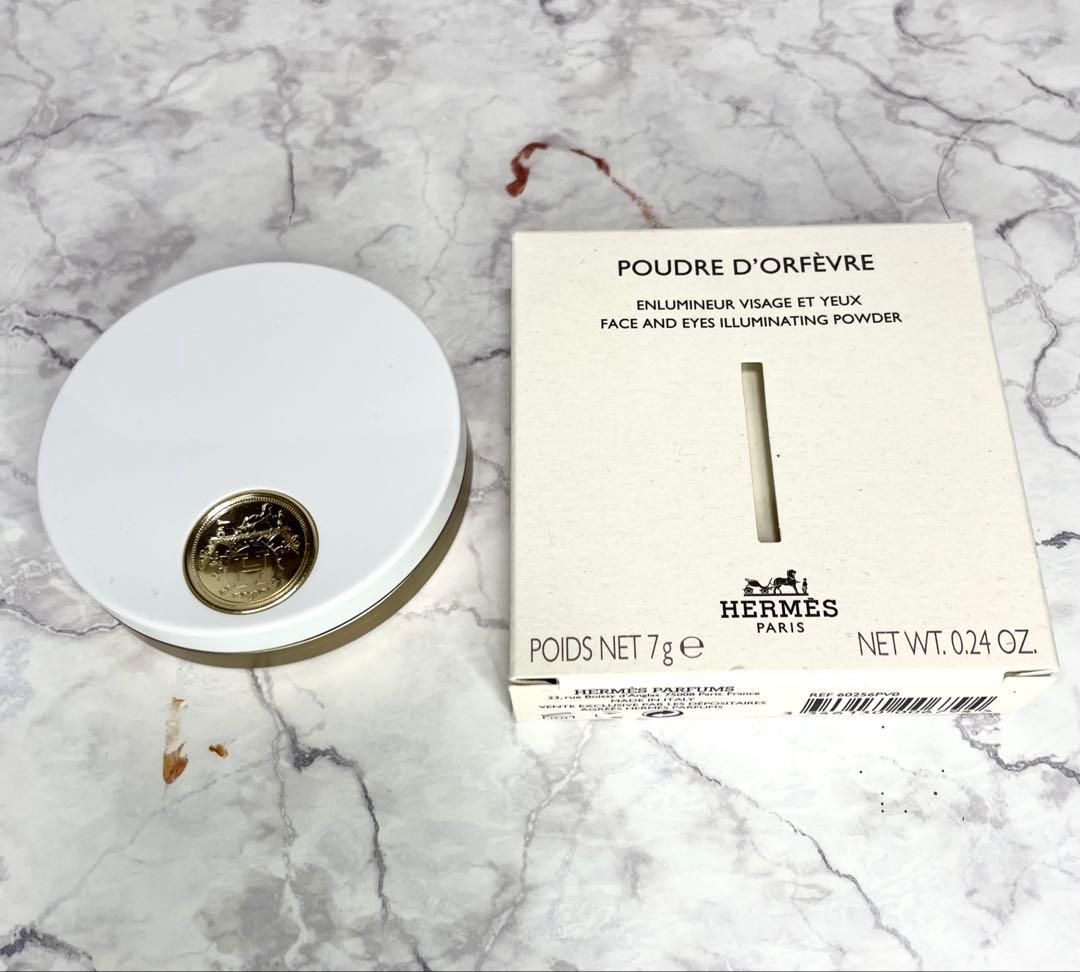 値下 新品未使用　HERMES POUDRE D'ORFÈVRE フェイスパウダ