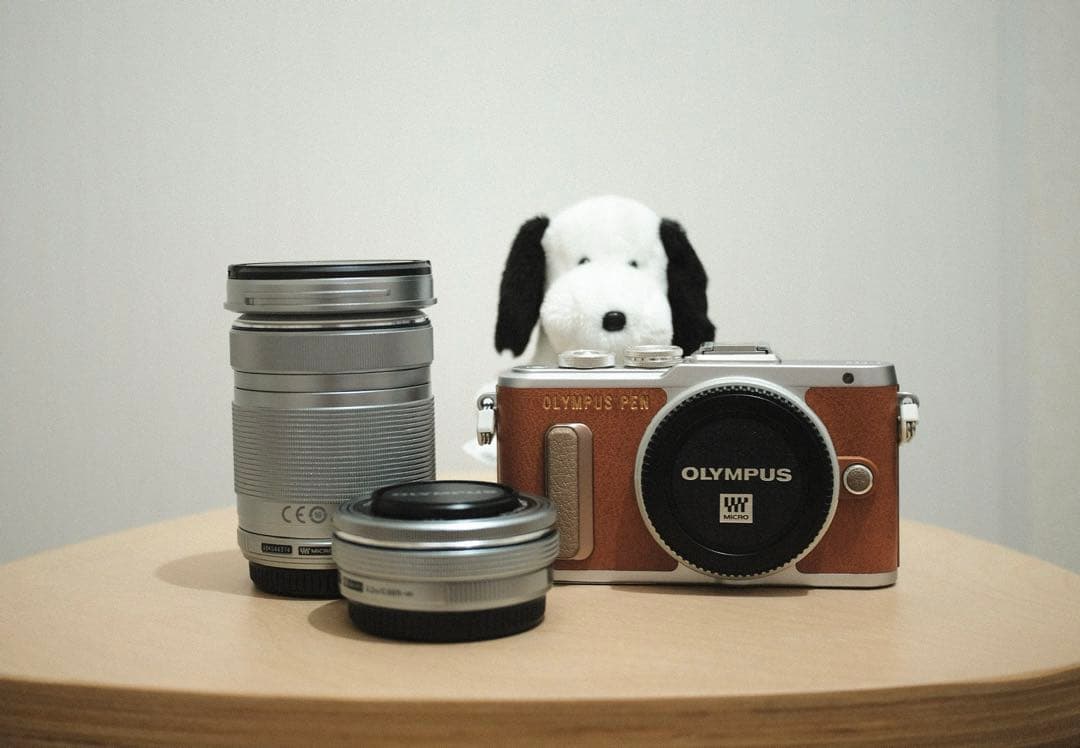 【美品】OLYMPUS PEN E-PL8 ダブルズームキット ミラーレス一眼