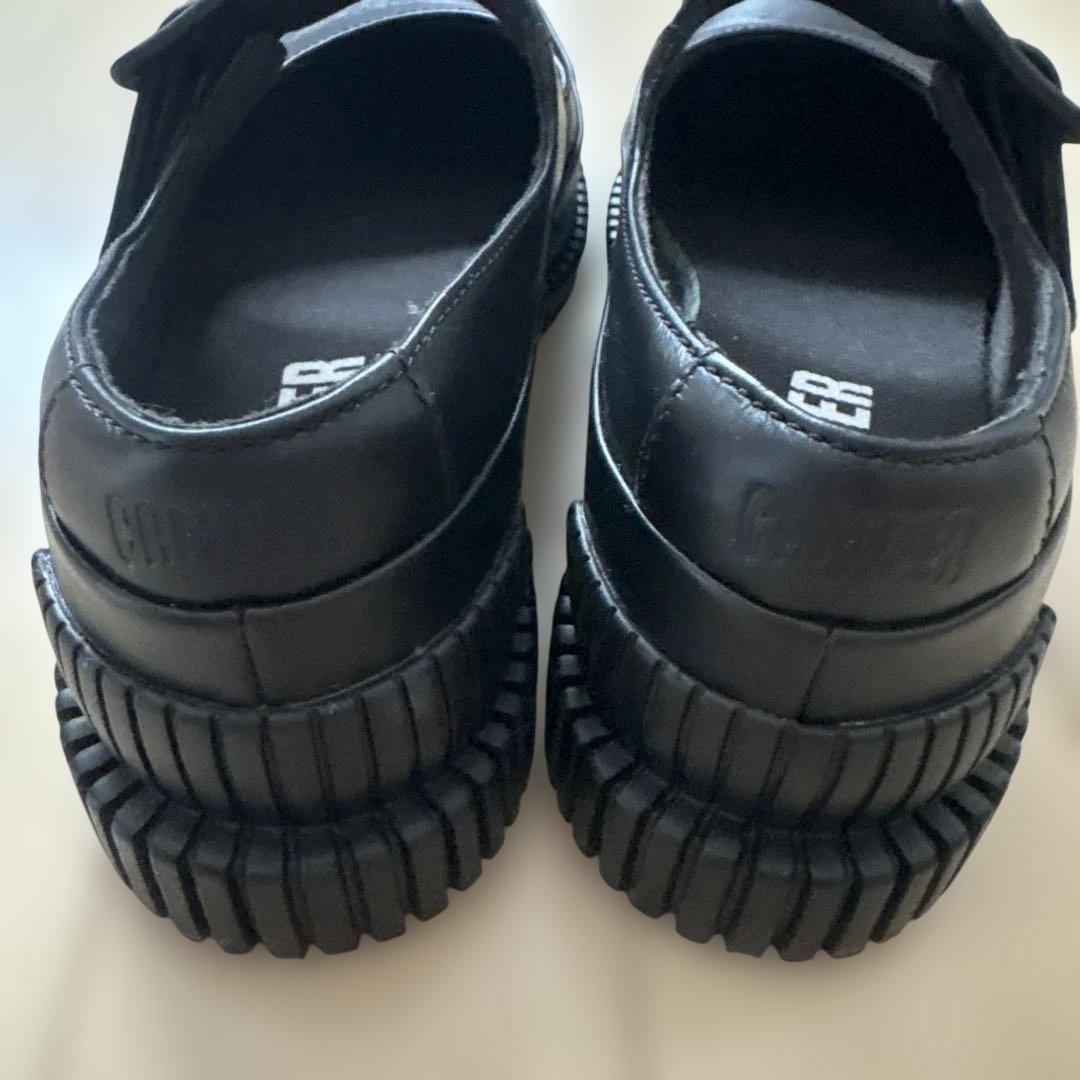 最終お値下げ　CAMPER カンペール　ブラック ローファー　35
