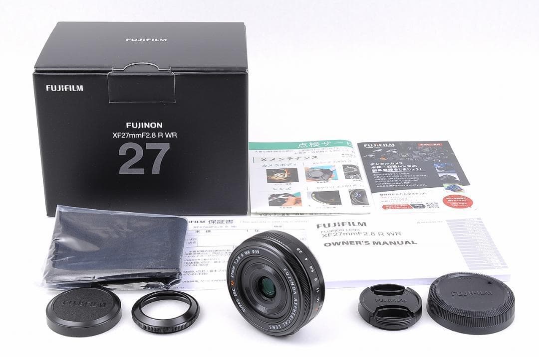 【新品未使用】FUJIFILM XF 27mmF2.8 R WR レンズ