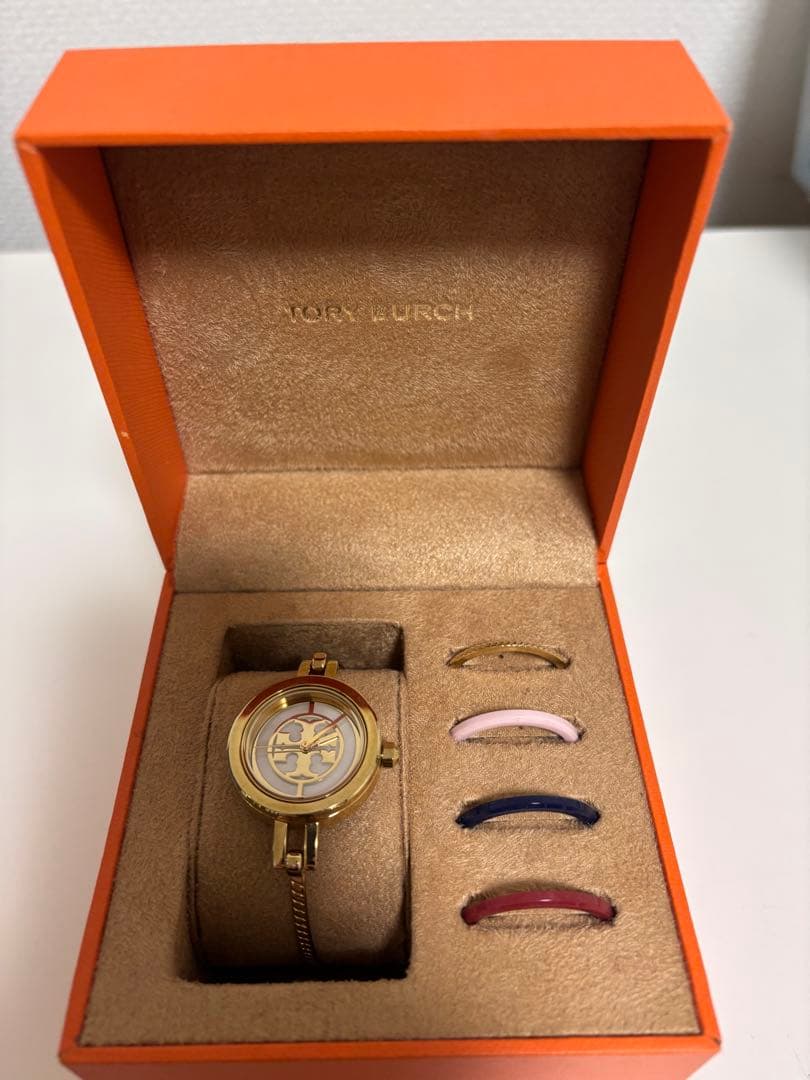 TORY BURCH ゴールド 時計 交換用バンド付き