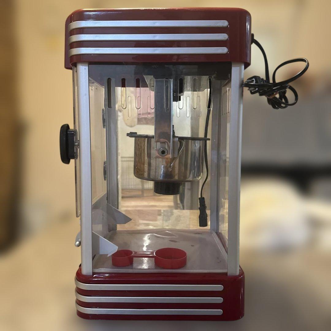 ポップコーンメーカー レトロデザイン