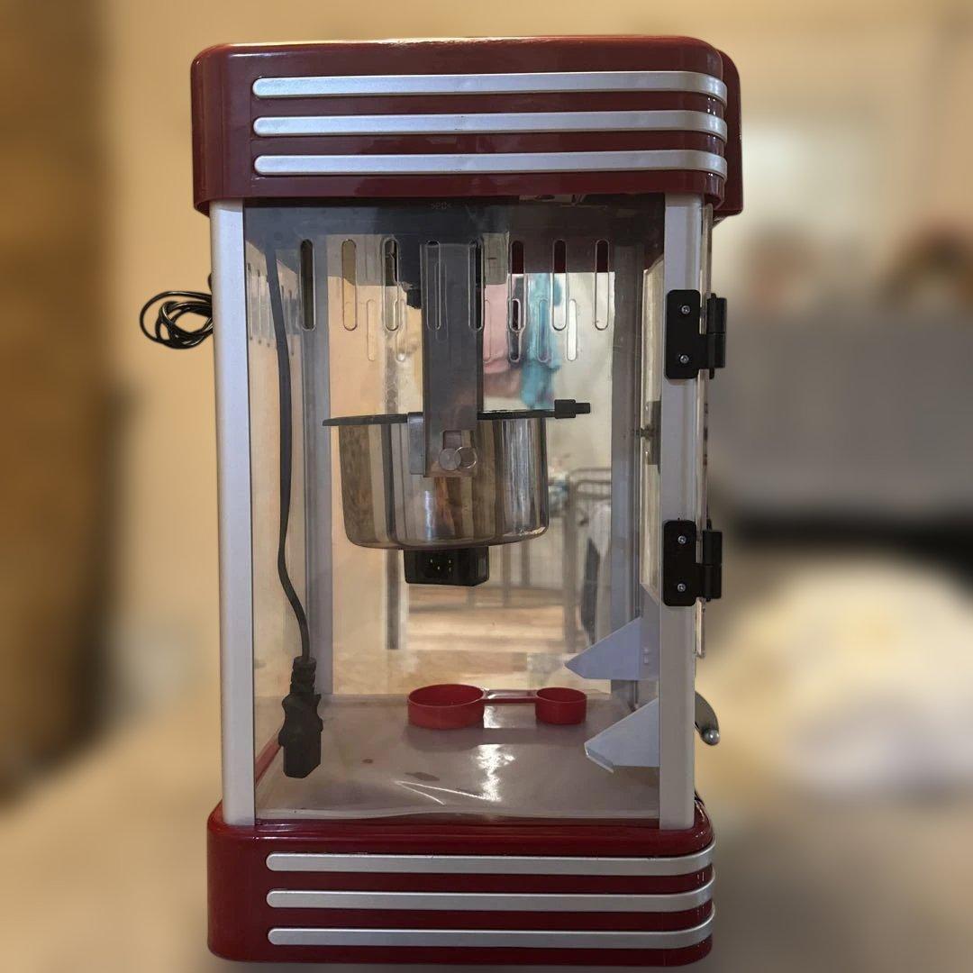 ポップコーンメーカー レトロデザイン