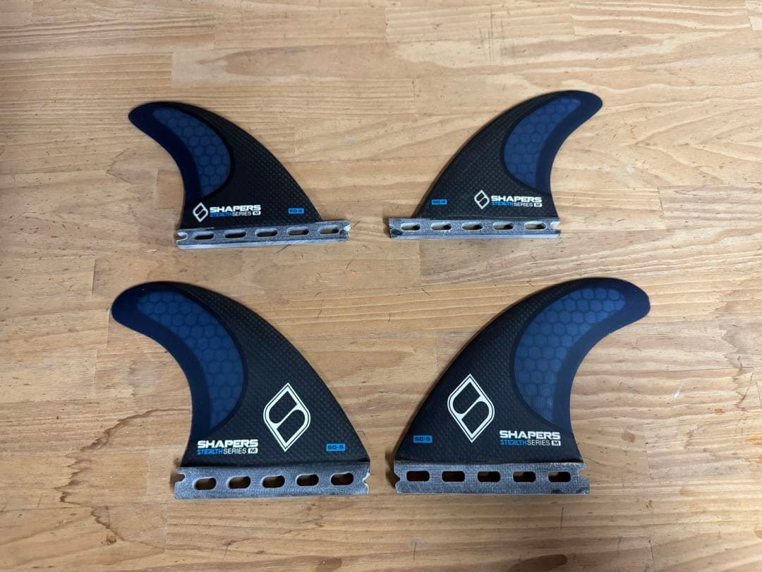 サーフィン・ボディボード Shapers Fin SQ5 quad fin