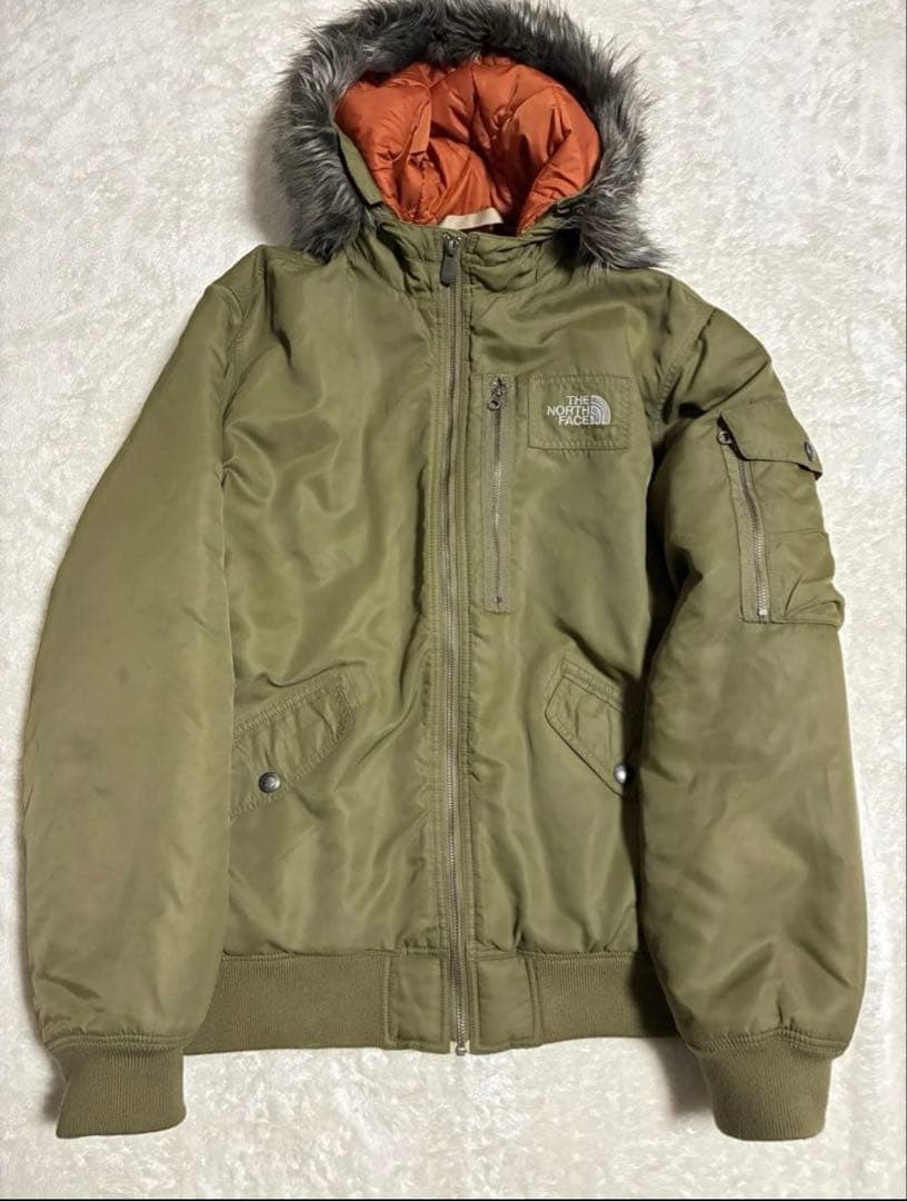 美品　THE NORTH FACE フード付きミリタリージャケット Sサイズ