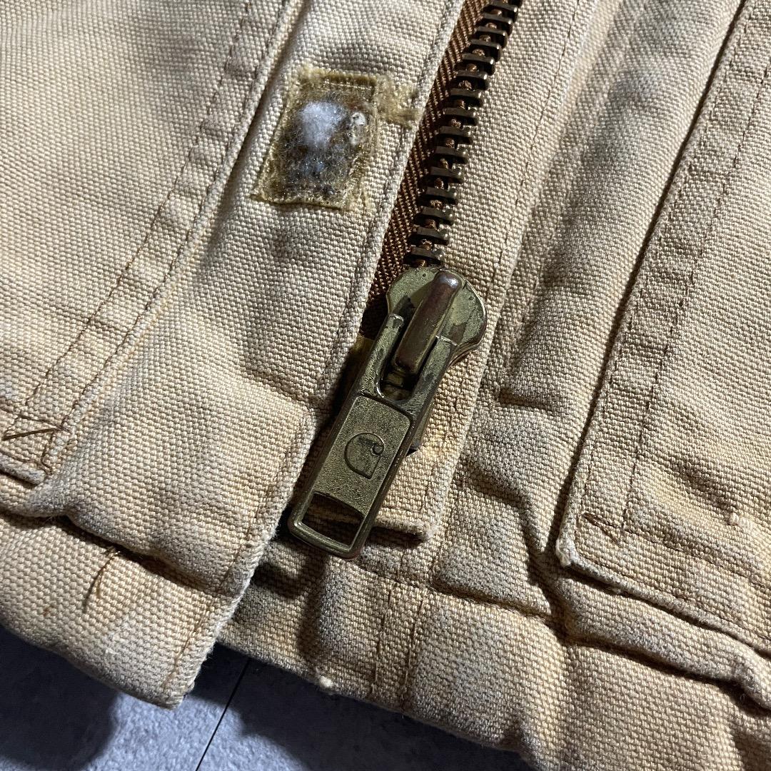 80-90s 星タグ USA製 ブラウン カーハート 短丈トラディショナル