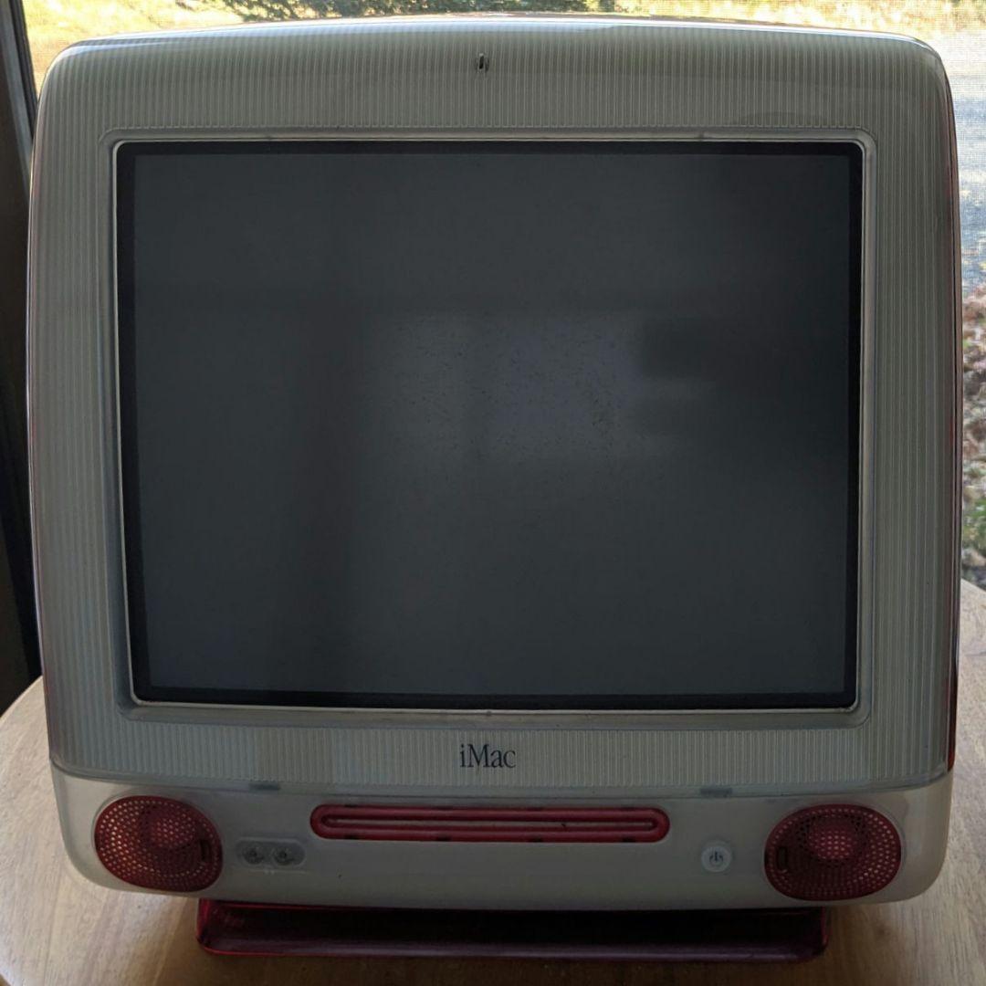 【ジャンク/起動不可】iMac DV G3 ルビー スケルトン 本体のみ