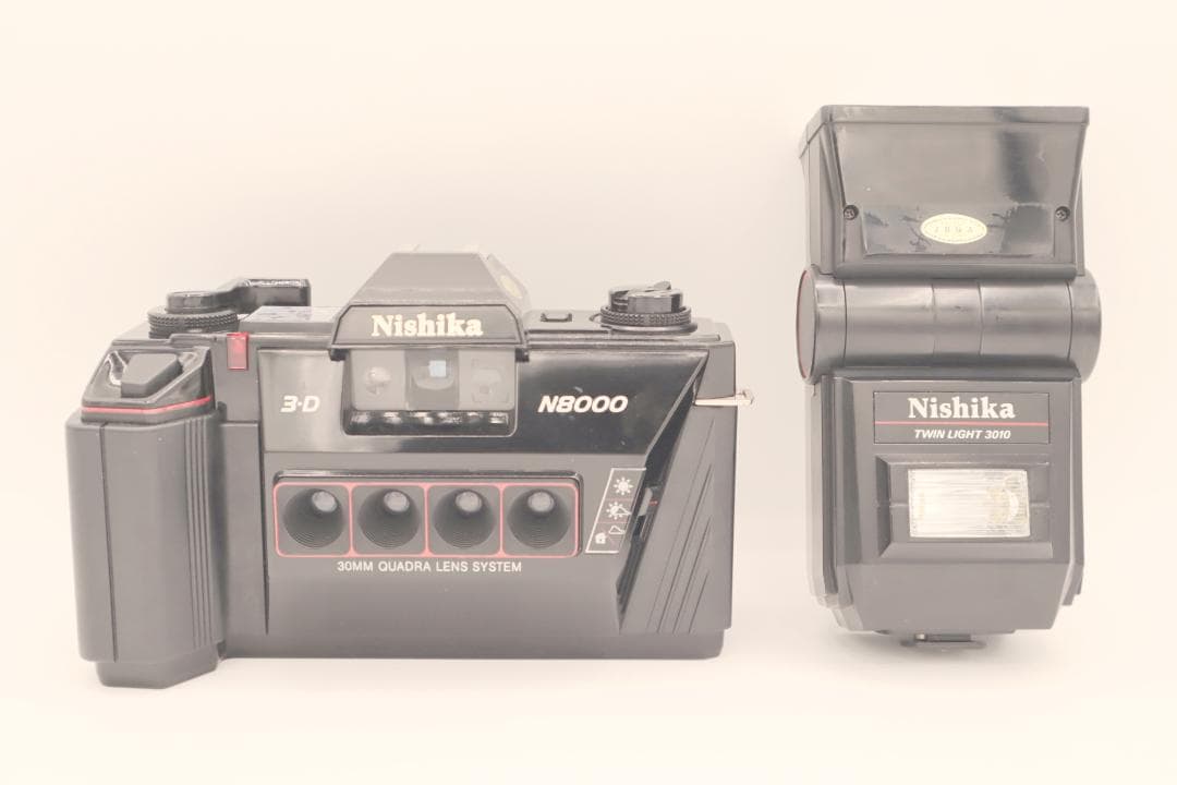 【美品】Nishika ニシカ N8000 3-D 4眼 フィルムカメラ