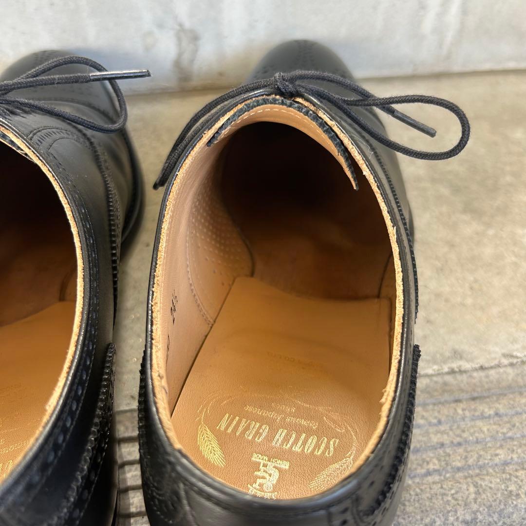 スコッチグレイン セミブローグ パンチドキャップトゥ F-920