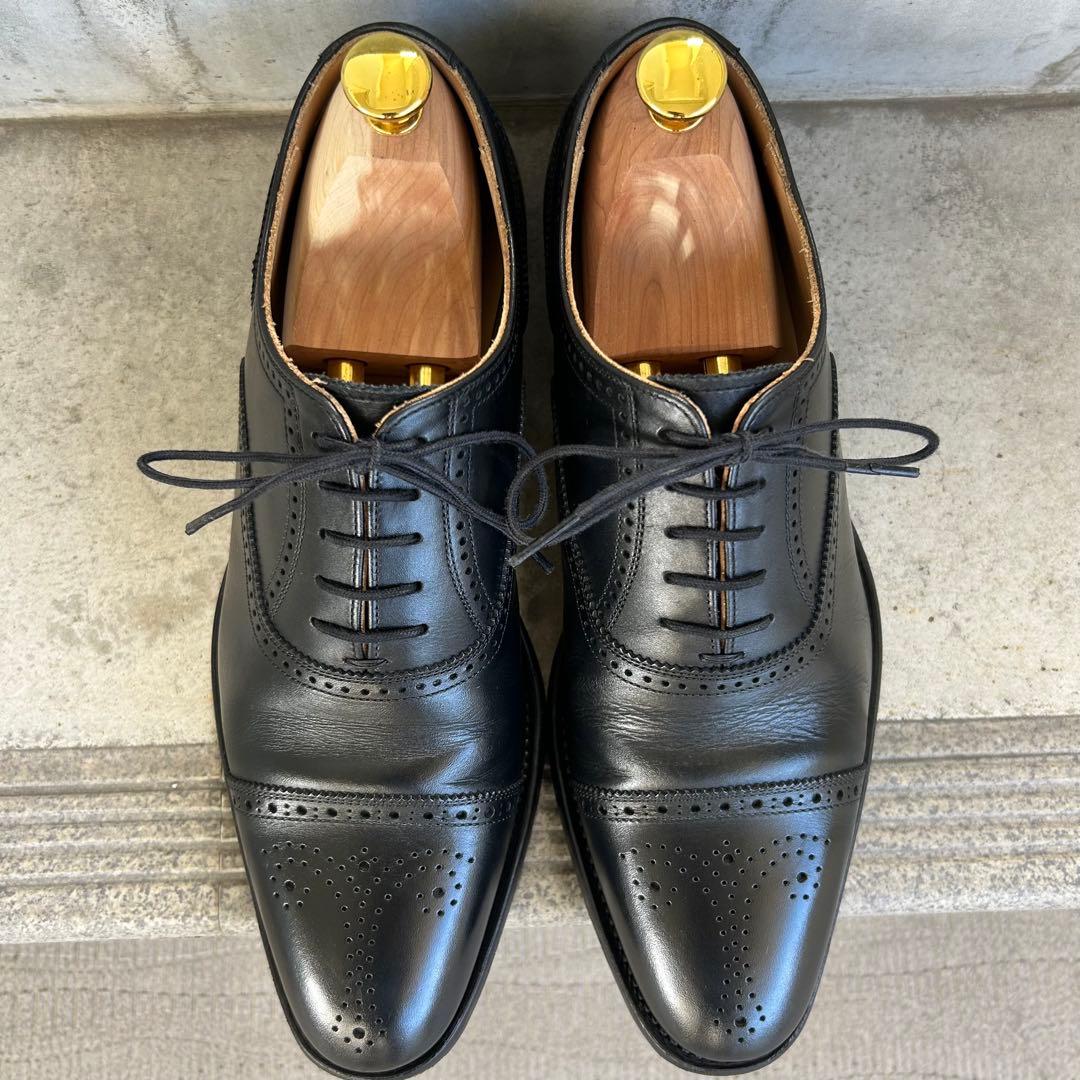 スコッチグレイン セミブローグ パンチドキャップトゥ F-920