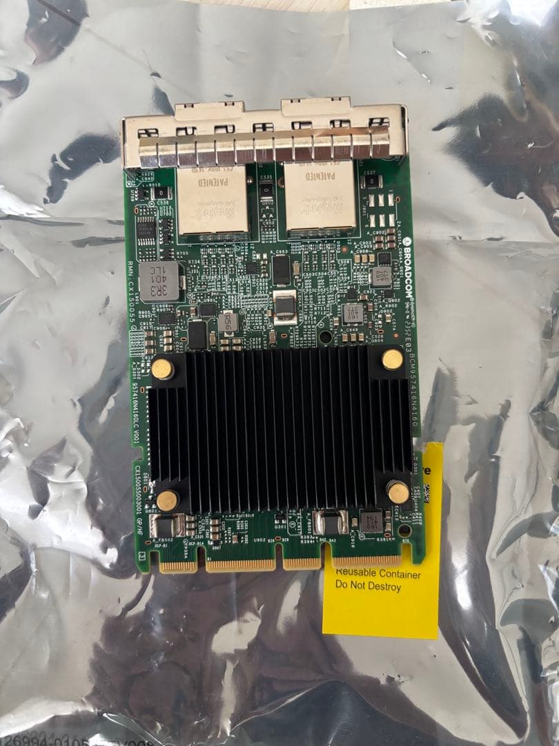 新品 BCM 57416 10GbE 2ポートBASE-T OCP3 アダプター