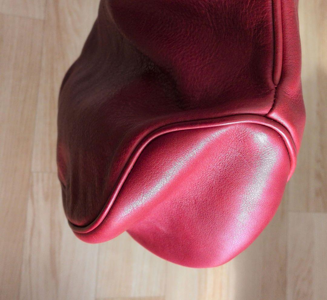 【美品】 CI-VA (チーバ) 舟型2wayバッグ 牛ヌメ革