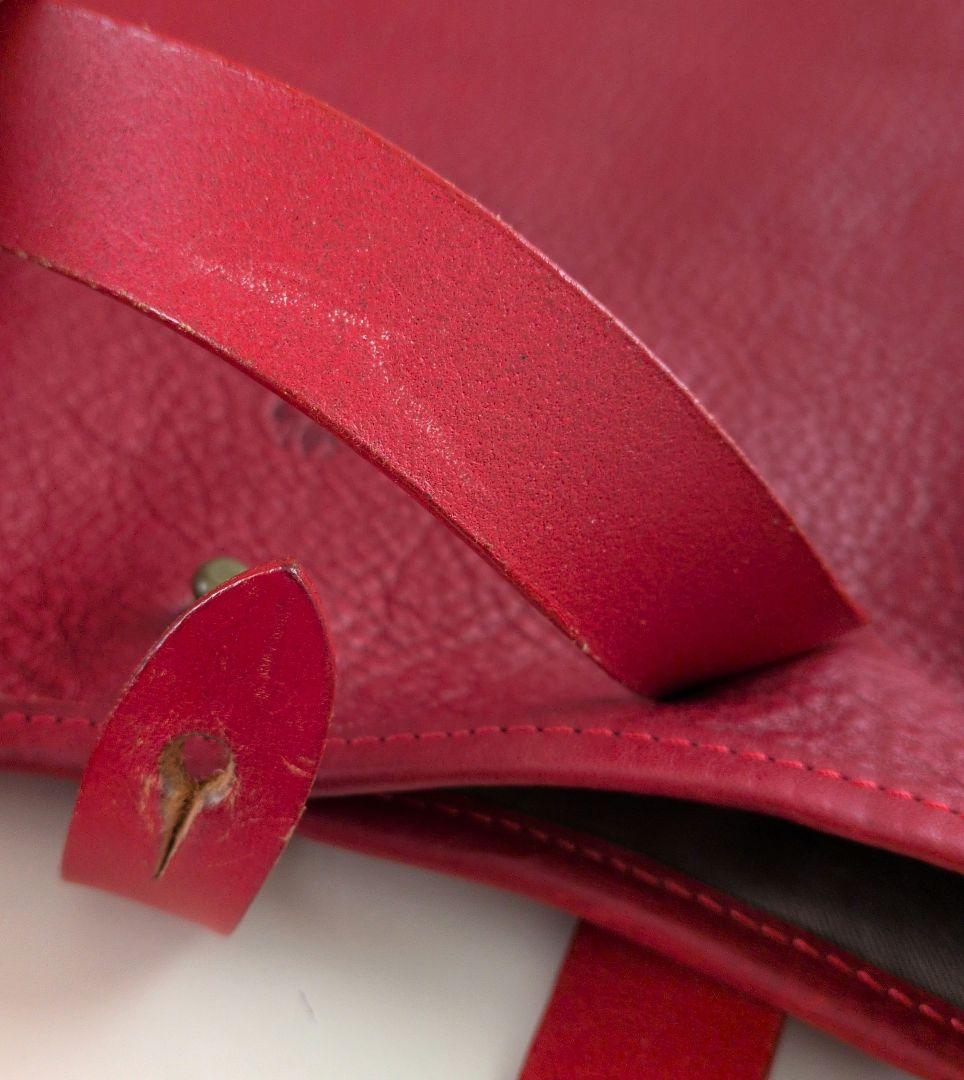 【美品】 CI-VA (チーバ) 舟型2wayバッグ 牛ヌメ革