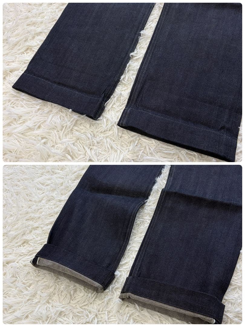 【新品タグ付き】RRL セルビッチデニム シンチバック サスペンダーボタン