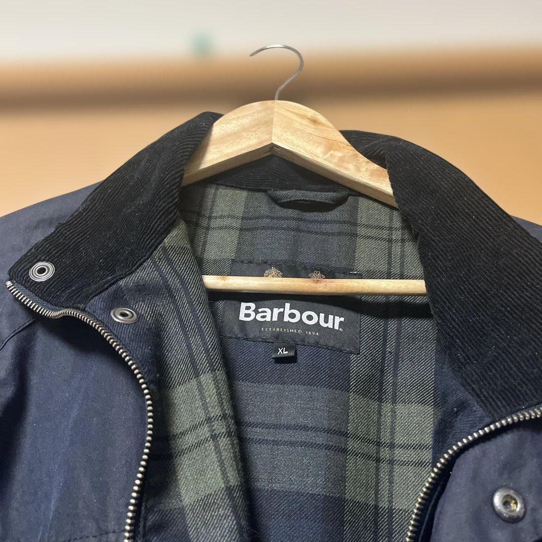Barbour ワックスジャケット　ネイビー　XL