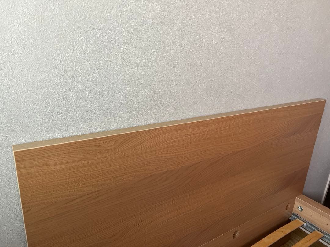 IKEA イケア マルム　ベッドフレームホワイトステインオーク材　140x200